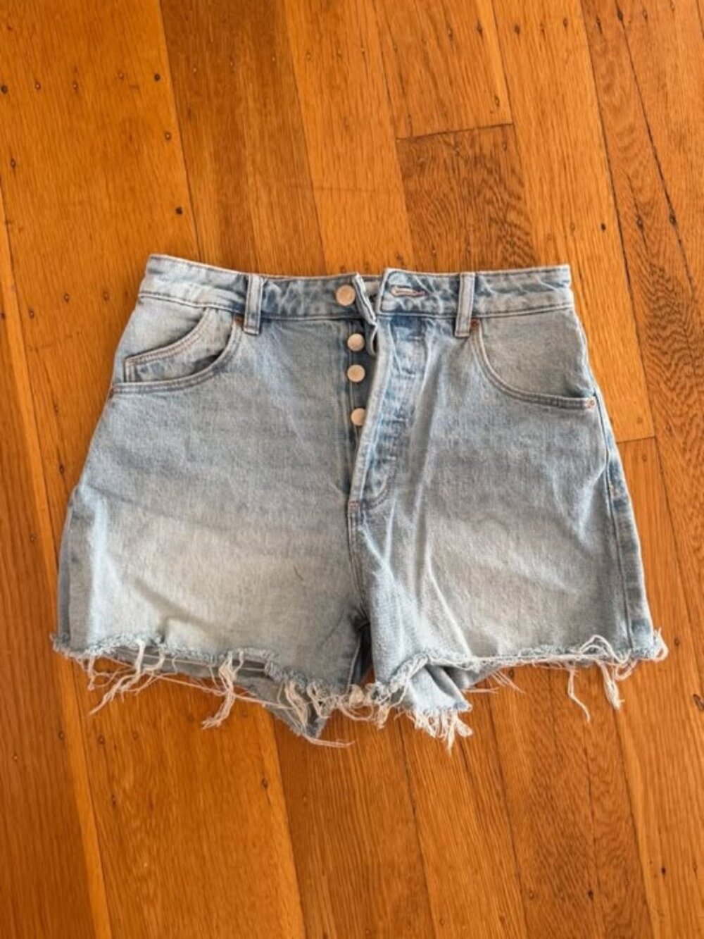 Rolla's High Waisted Original Denim Shorts Size 27 - Picture 1 of 4